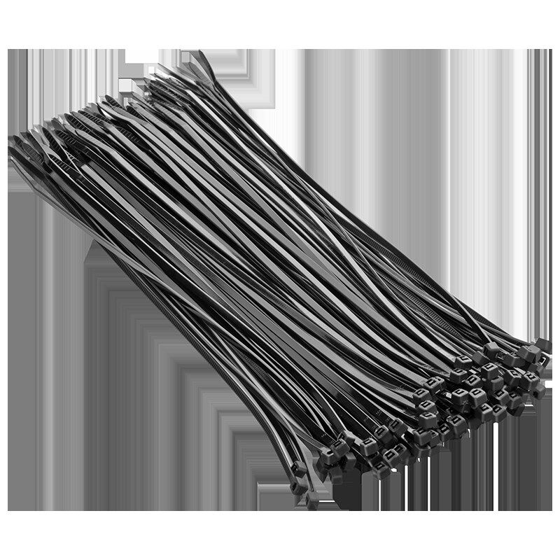 速发尼龙扎带束线带塑料带扎丝黑白色固定耐低温扎绳拉紧器勒死狗