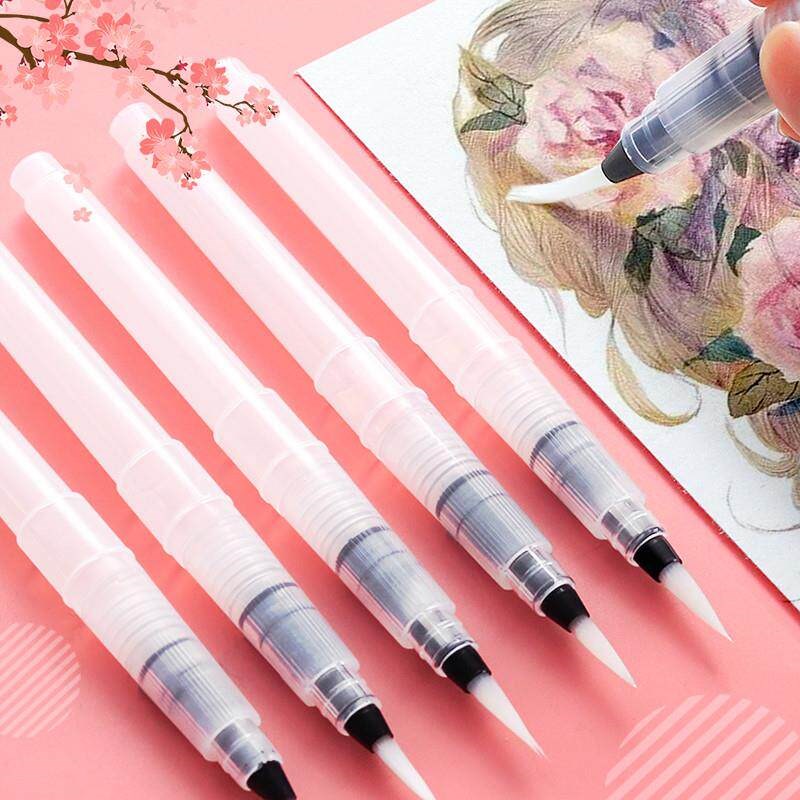 速发自来水笔套装大容量初学者水粉固体水彩颜料画笔工具勾线美术