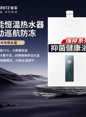 NORITZ/能率GQ-16EWY1FEX/13EWY1FEX 燃气热水器智能恒温强排16升