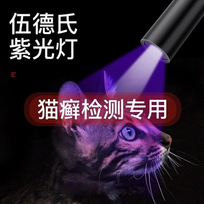 速发伍德氏灯照猫外灯手电筒黄曲霉菌荧光剂检测紫灯线藓验钞