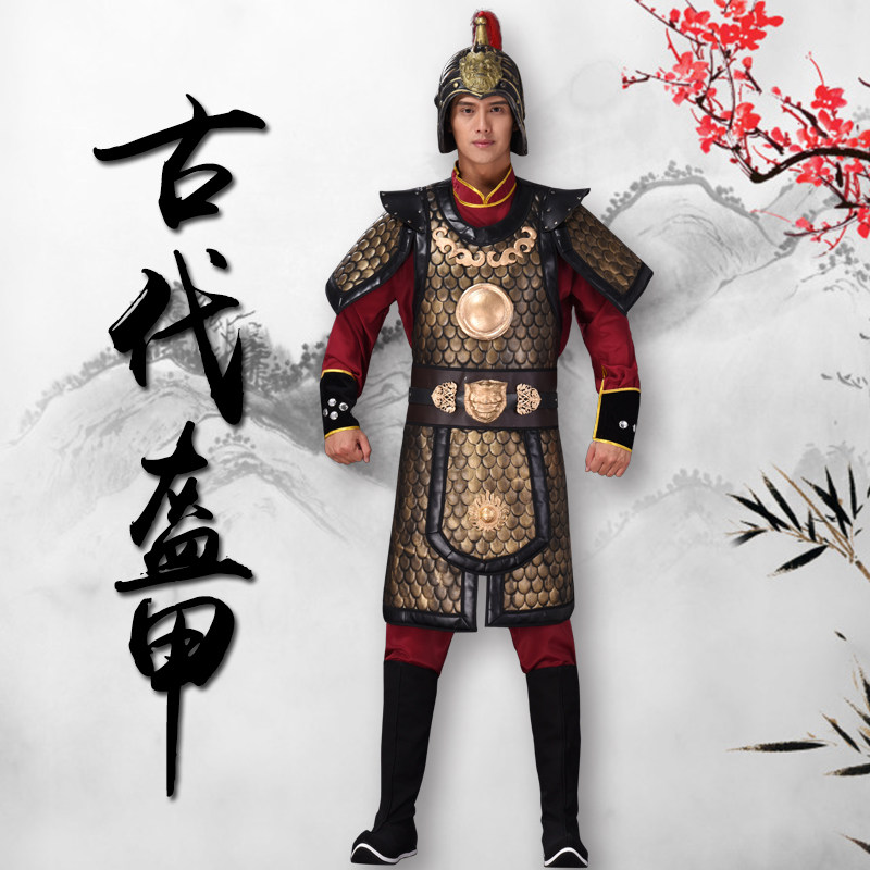 速发将款古装战袍装出服新军盔甲赵云战袍男古演盔甲吕布舞台表演