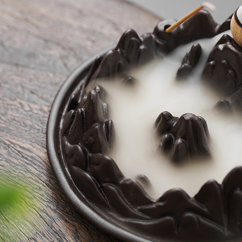 快速发货高山流水观赏陶瓷倒流z香炉禅意茶道流香炉檀香线香熏香,家居饰品,香薰炉,淘宝优惠券,粉丝福利购,淘宝优惠卷