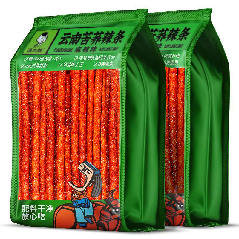 农科院苦荞辣条辣丝零食大礼包