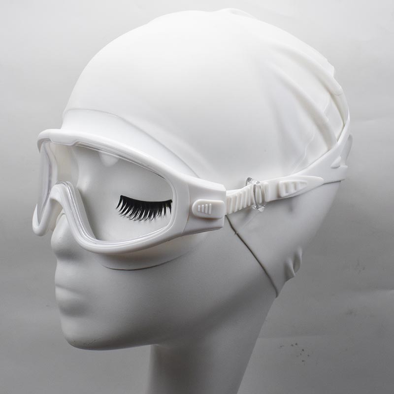 大框游泳镜防水防雾高清透明成人男女潜水眼镜儿童洗头洗澡护眼罩