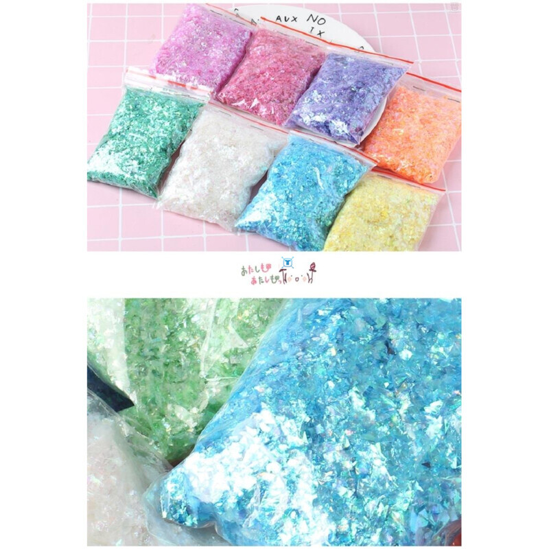 Irregular Shell Pr Sequin DIY Nail Flakies Colorful