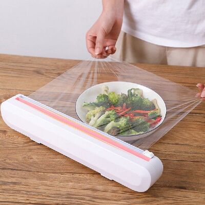 极速Fixing Foil Cling Film Wrap Dispenser Food Wrap Dispense