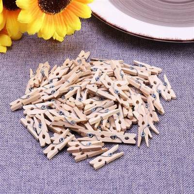 100pcs 25CM Wooden Clothespins Clothes Pegs Pins For Home