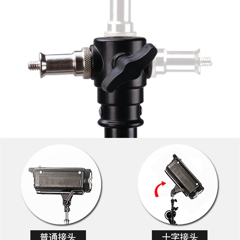 4米两用摄影吸顶灯架支架横W臂灯架二合一沙袋影棚拍照附件摄影器