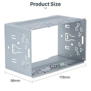 Car Radio Vehicle Cage Unit DIN Fitting Iron Case Frame