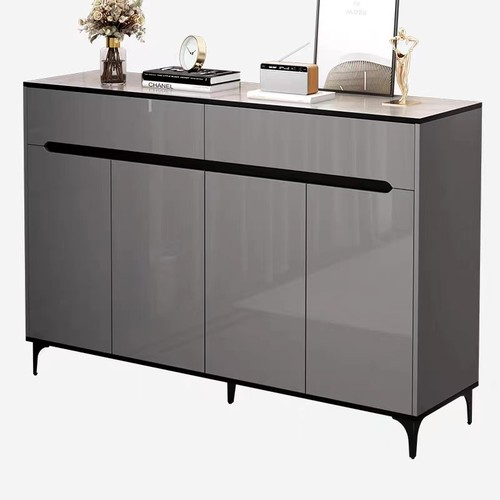 烤漆款鞋柜门口家用玄关柜防尘柜子入户收纳柜分层隔板储物柜鞋架