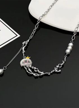 极速Niche design sense sweet wind high fashion necklace fema