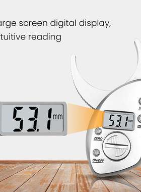 Digital Body Fat Caliper Skinfold Calipers LCD Display
