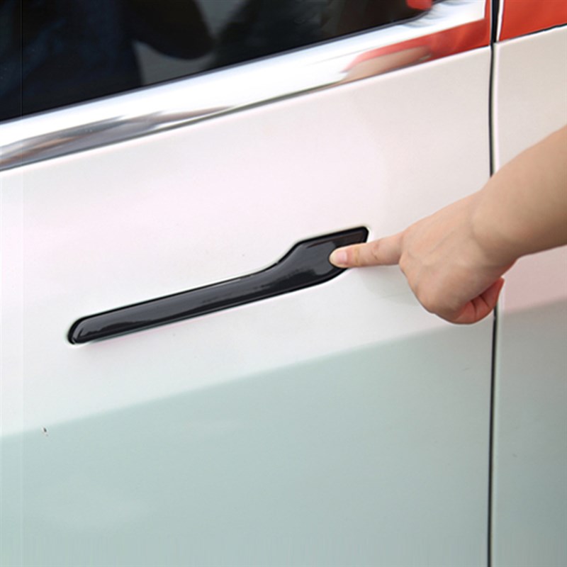 4pcs For Tesla Model 3 2022 2021 Car Door Handle Wrap Decora