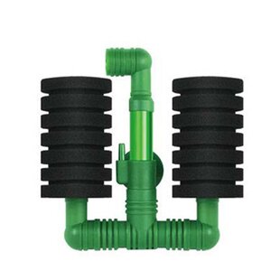 Double Head Fish Tank Pneumatic Filter Aquarium Air Pump Ski