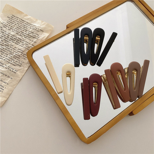 极速1Set Vintage Hair Clips Pin for Women Fashion Geometric