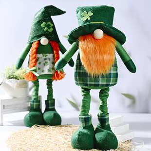 Decorative Day Patricks Dol Irish Faceless Doll 极速St.