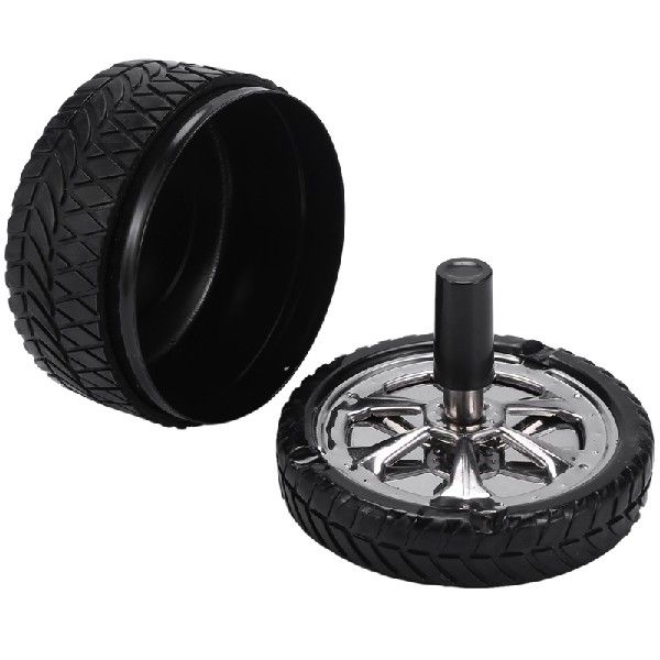 Hot Clean Press Tire Type Windproof Rotation Tire Ashtray
