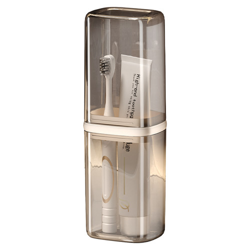 旅行洗漱杯牙刷收纳盒牙具牙刷旅游装漱口杯旅行可携式电动收纳盒