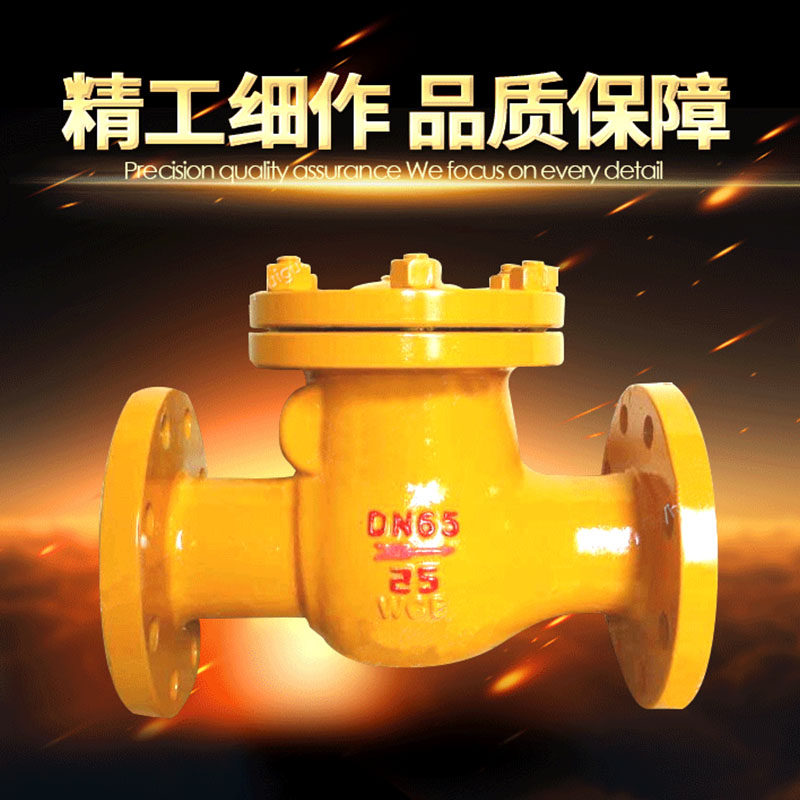 极速H44F旋启式氨用止回阀单向阀水油品燃气氨用逆止阀铸钢不锈钢