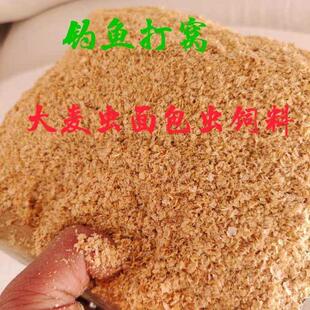 麦麸粗糠饲料面包大黄粉虫生的小麦麸子新鲜吃喂食麦麸皮
