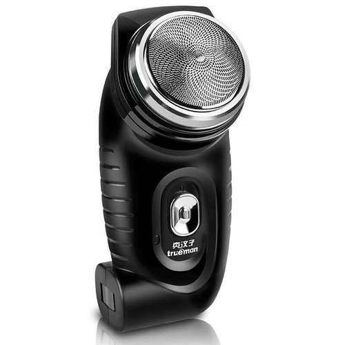 真汉子剃胡刀8007单刀头旋转式电动充电刮胡刀带鬓刀修剪器胡须刀