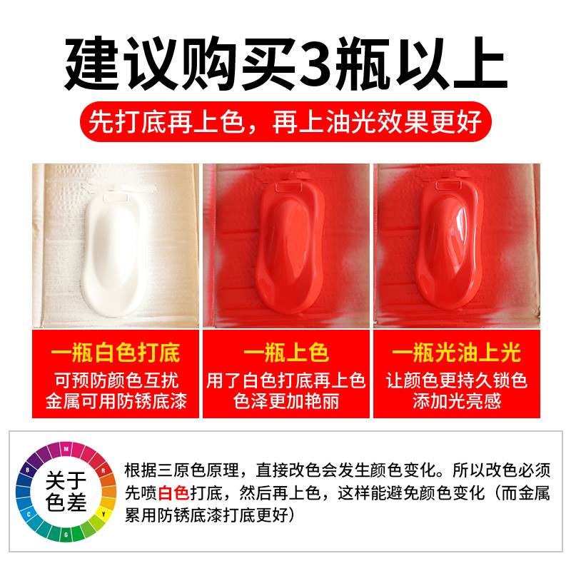 蓝色自喷漆黑色蓝色喷漆汽车金属防锈喷漆木器漆模型改色白色喷漆