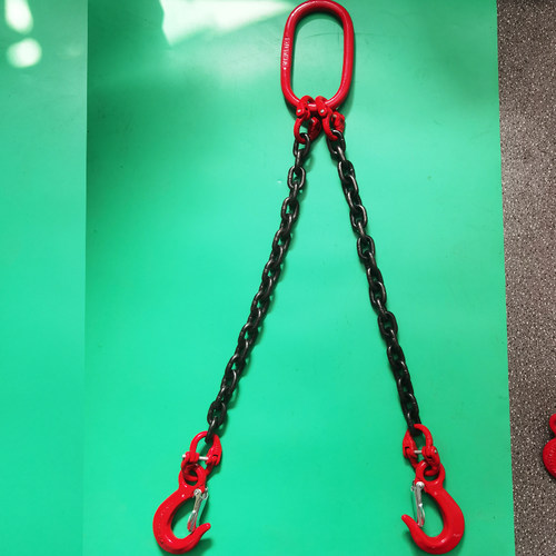 双链吊勾模具吊环专用吊链四腿四链组合起重索具链双腿链条吊具勾