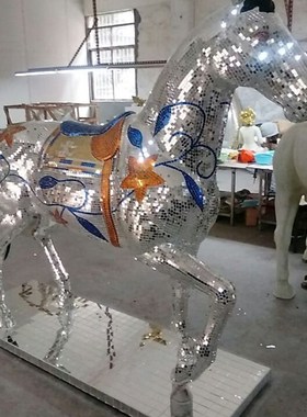 马赛克艺术大马 商场酒店会所KTV大型摆件 马赛克艺术马 马到功成