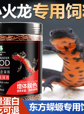 小火龙粮冷水鱼清洁可爱宠物小型鱼淡水观赏鱼东方娃娃鱼蝾螈饲料