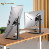 桌面显示器底座通用计算机可调节支架升高水平和垂直屏幕旋转22