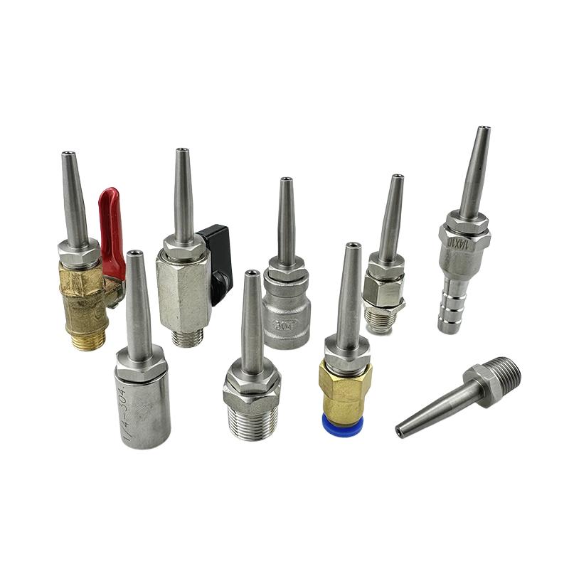 长尖头可调万向金属软管吹风喷嘴