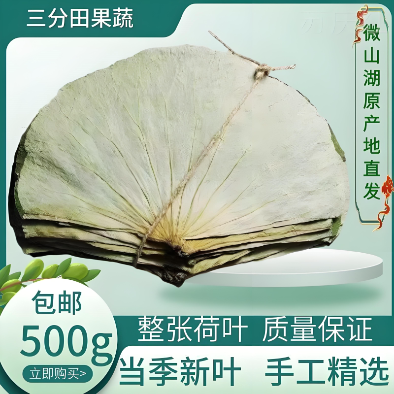 荷叶整张荷叶茶荷叶片干荷叶糯米鸡荷叶鸡荷叶饭微山荷叶整张