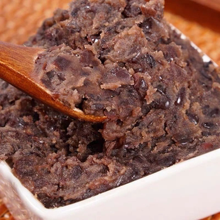 正宗红豆泥面包馅料低脂月饼包子家庭纯手工颗粒红小豆商用烘焙馅