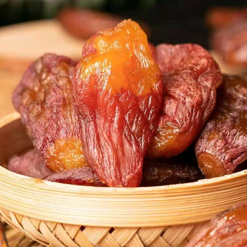 原味倒蒸带皮红番薯干农家薯片地瓜干120-1000g