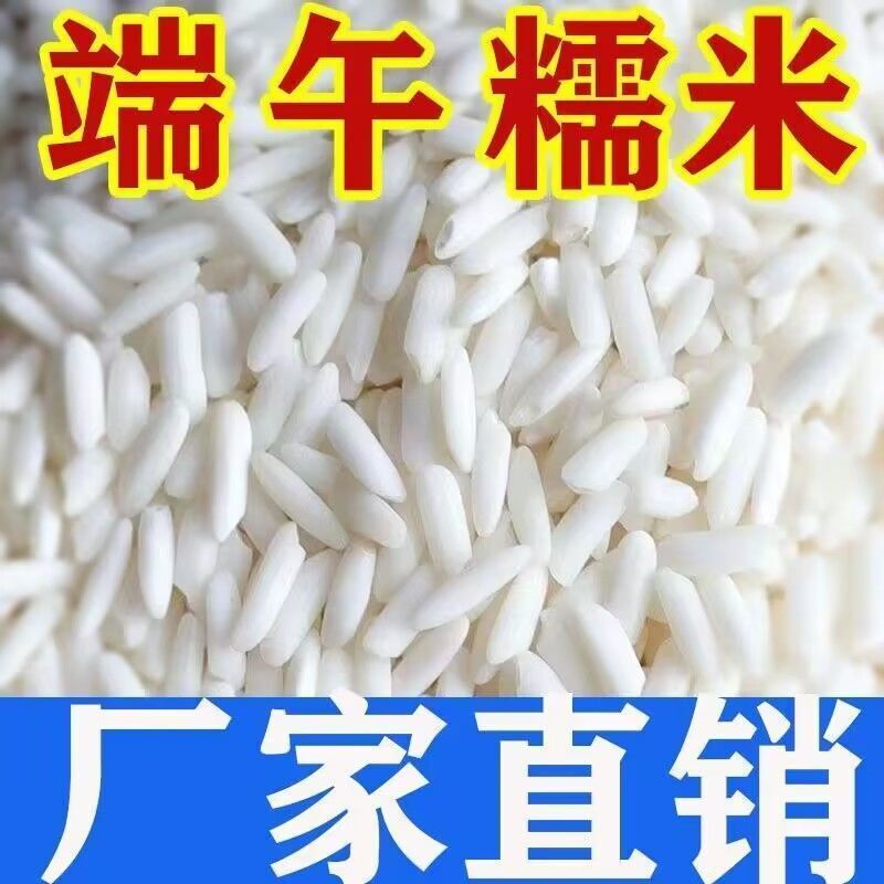 东北长糯米5斤长粒糯米大糯米白糯米江米包粽子酿酒米饭团批发20g