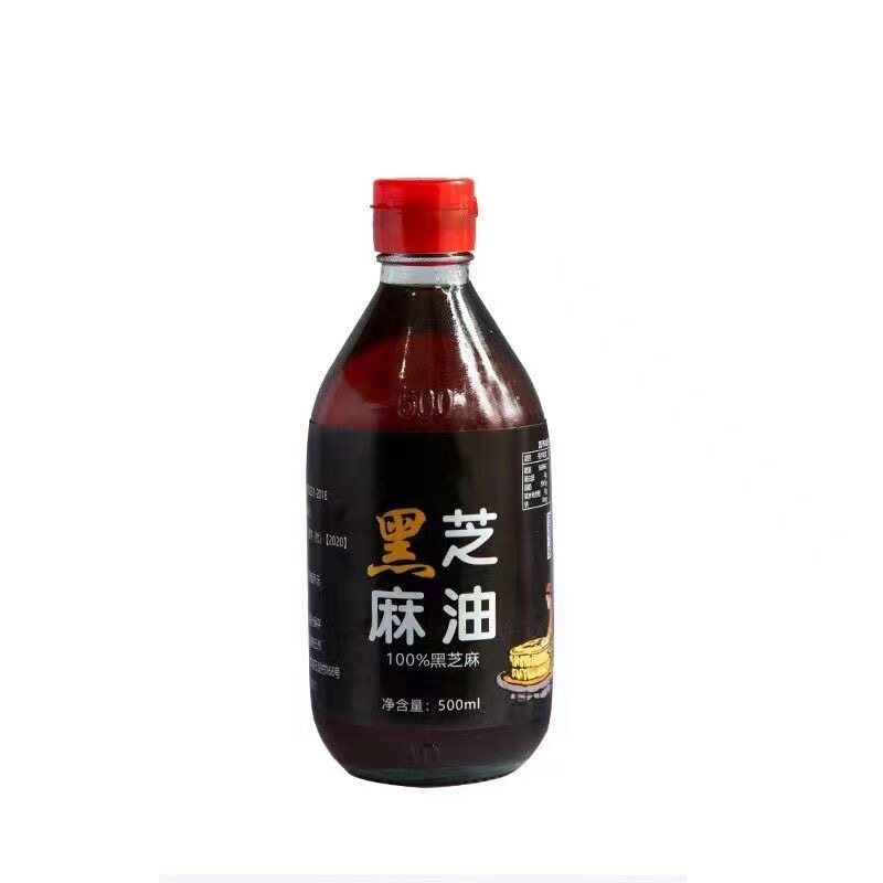 豫香思黑芝麻油纯正小磨香油芝麻香油月子油凉拌菜家用纯香油正品