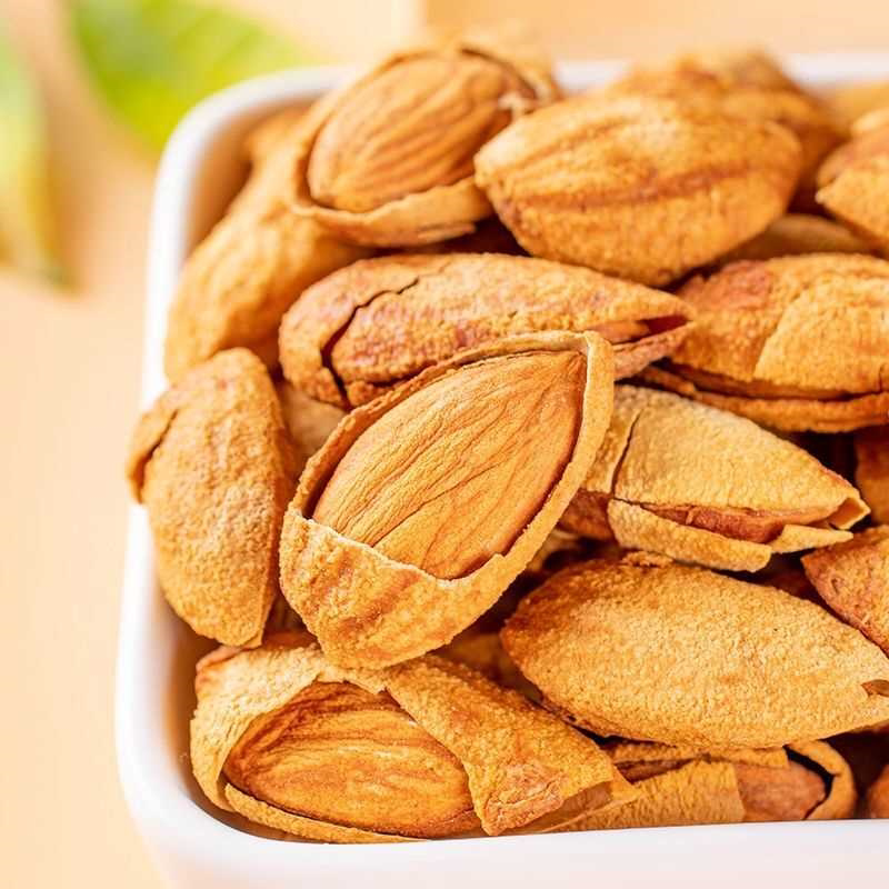 【工厂直销】新货巴旦木奶香味净重大颗薄壳干果坚果年货休闲零食