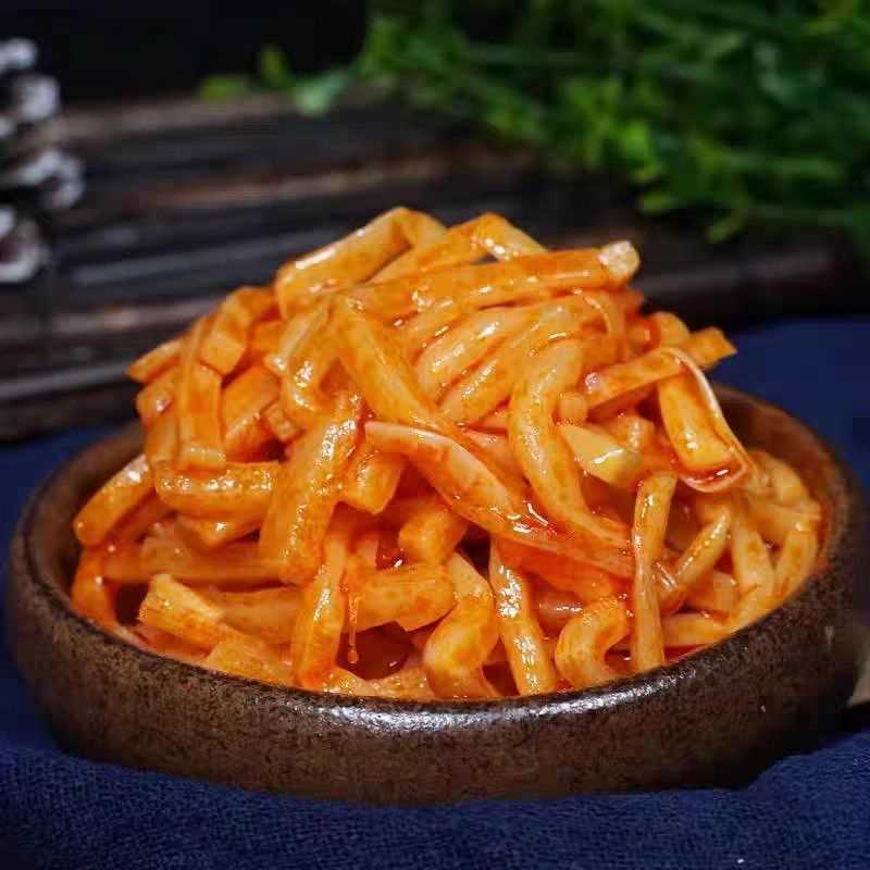 休想吃红油脆笋笋丝袋装开袋竹笋即食小吃脆爽下饭菜休闲零食