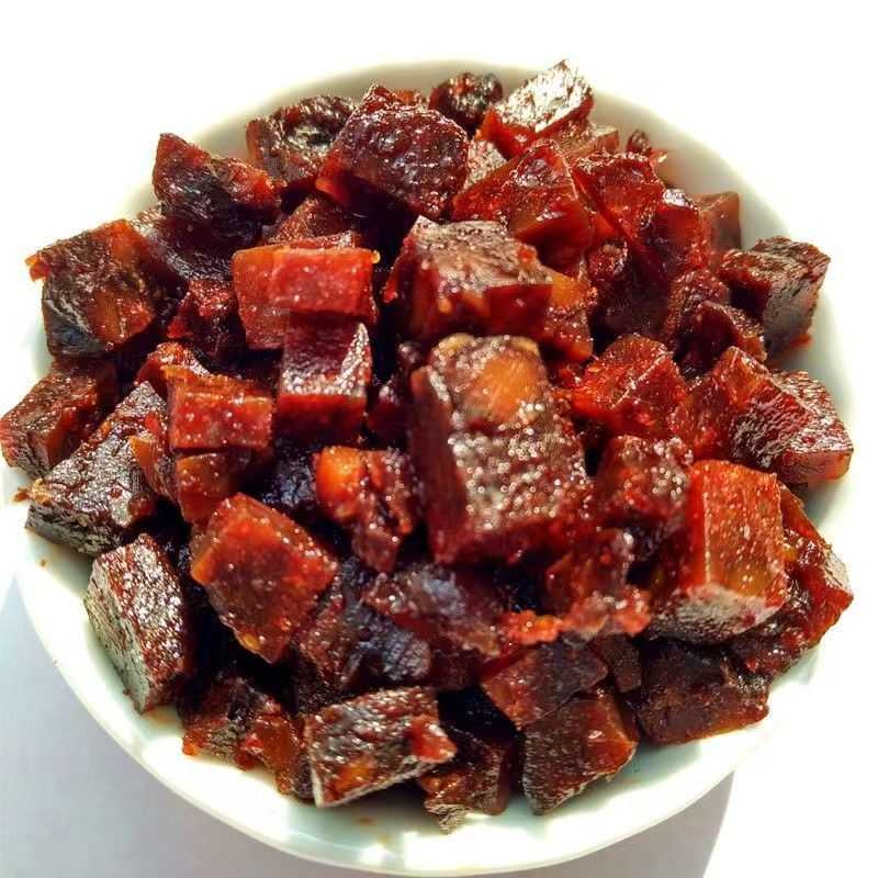 河南周口特产五香豆糁豆酱豆饼子真空包装即食豆糁