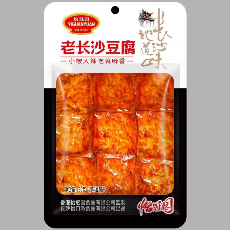 怡冠园老长沙豆腐风味豆干宿舍香辣解馋零食童年开袋即食85g