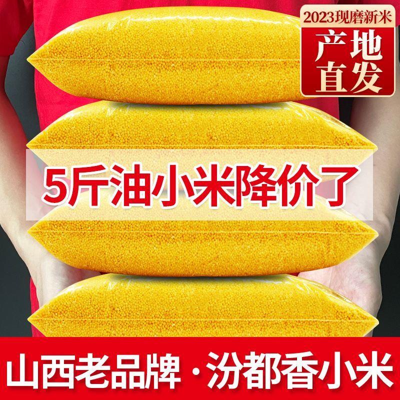 黄小米新米5斤山西农家精品糯小米月子油小米五谷杂粮小黄米100g