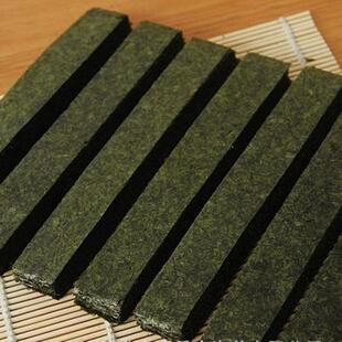 军舰寿司海苔六切七切八切条6切7切台湾饭团手卷回转紫菜包饭