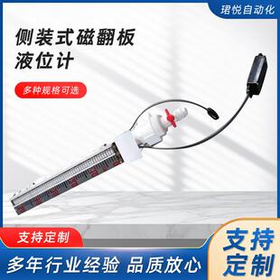 厂家供应侧装式磁翻板液位计远传面板浮子水位计工业耐腐蚀