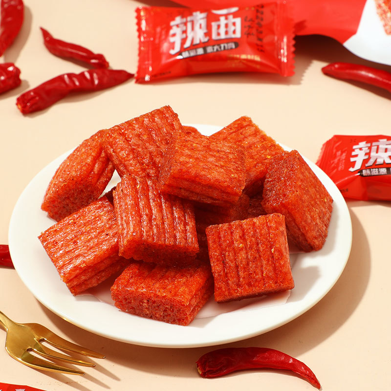 辣条素大刀肉袋装独立包装素肉8090怀旧儿时麻辣零食小吃独立装