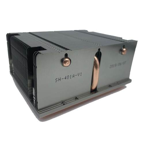 全新被动热管铝鳍片无风扇LGA2011长方形接口1.5U服务器CPU散热器