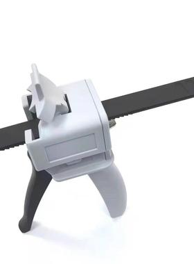 点胶枪导热凝胶手动胶枪30ML硅胶枪AB胶筒点胶工具单组份灰色金属