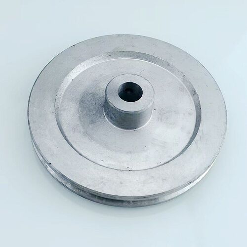 双向木珠打孔机马达铝皮带轮佛珠钻孔工具设备配件130mm电动机轮
