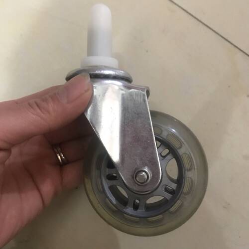 3寸4寸双轴承牛筋轮高弹脚轮轮子万向轮牛津轮家具轮