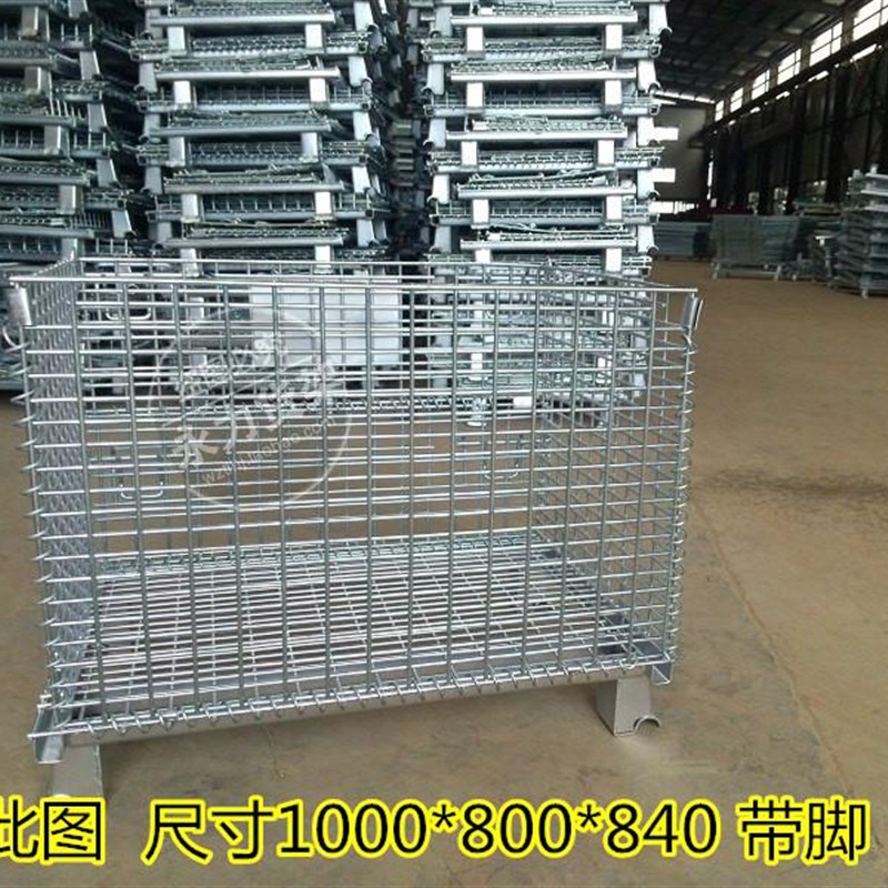 筐新款移动铁框折叠仓储笼物流台车周转箱笼大铁笼蝴蝶笼储物笼