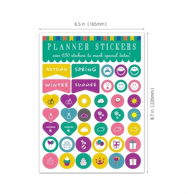 Planner Stickers for Diary Bullet Journal Accessories Sticke